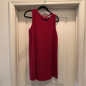 Naked Zebra sheath dress with exposed back zipper